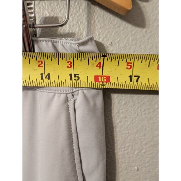 Club Monaco Women’s Pants Grey Size L Dress Pant Wide Leg Knit Pull On - Picture 6 of 9
